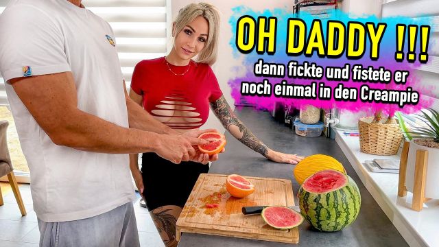 OH DADDY !!! Dann fickte und fistete er noch in den Creampie