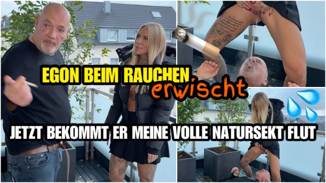 Beim rauchen ERWISCHT | Jetzt bekommt er meine PISS FLUT