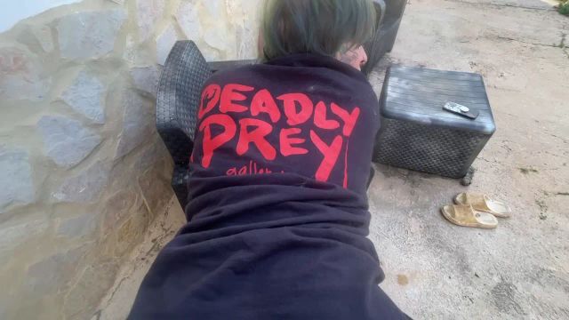 Geil draußen von hinten gefickt worden! Doggy extrem!