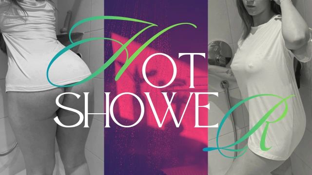 💦 Wet T-Shirt Contest mit Bailey – Heiße Dusche & Happy End